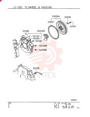 Схема (ED190LC-6E) - BLADE RUNNER EXCAVATOR/DOZER BTW YL03U0136 - YL03U0292 (1/05-12/06) VAME080975