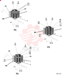VALVE INSTALLATION STD, QTY-F1: F1, QTY-F2: -, QTY-F3: -, QTY-F5: - YM64HU0004F1 (2)