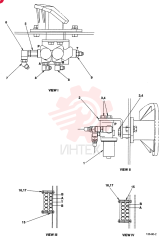 CONTROL LINES, REMOTE N&B-HAND CONTROL YM68H00022F1 (2)