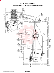CONTROL LINES, REMOTE N&B HAND CONTROL & ROTATION YM68HU0015F1 (1)