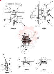 CONTROL LINES, REMOTE N&B HAND CONTROL & ROTATION YM68HU0015F1 (2)