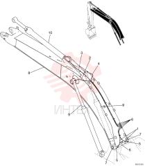 HOSE,6.40mm ID x 880mm L
