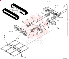 Схема (ED195-8) - BLADE RUNNER ACERA MARK 8 EXCAVATOR DOZER (TIER 3) ASN YL04U-0301 (12/07-12/11)