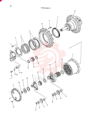 REDUCTION UNIT (FOR LONG CRAWLER) 24100X1483F3 (1)