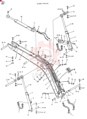 BOOM ASSY, 4.35 M, Serial Range: LW5801~-LW5926 24100X1117F2 (1)