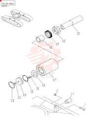 ROLLER ASSY,UPP, Serial Range: YP002501-YP002568