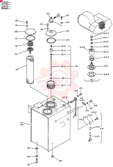 TANK ASSY, HYD, Start Serial: YP002330