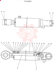 CYLINDER ASSY,BUCKET LP01V00007F1