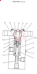Схема (SK120) - MARK V EXCAVATOR BTW LP11001 - LP13332 (9/02-12/03) 2436U1200F1