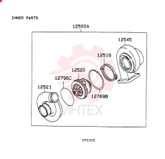 TURBOCHARGER VAME088840 (1)