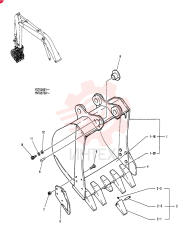 BUCKET ASSY, 0. 93M3
