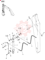 Схема (SK200) - MARK V EXCAVATOR BTW YN018001 - YN022848 (ANZ) (1/98-12/03) YN01V00004F1 (1)