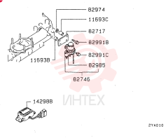 SPACER, INTAKE AIR HEATER INR(9401-1-)