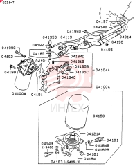 OIL FILTER & HEAD ASSY,6D311   ALL  CARTRIDGE  TYPE  (9304-1 -) VAME088762 (2)