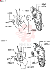 WATER PUMP VAME088537 (2)