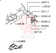 SPACER, INTAKE AIR HEATER INR, 6D311   ALL ( 9304-1-)