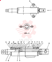 CYLINDER ASSY, CLAMSHELL 2438U1157F1