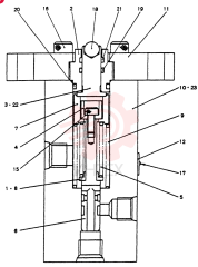 Схема (SK200) - MARK V EXCAVATOR BTW YN018001 - YN022848 (NA) (1/98-12/03) 2436U1200F1