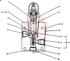 VALVE ASSY, RELIEF 2436R1639F1