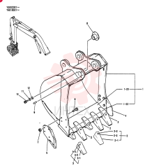 BUCKET ASSY,0.6M3