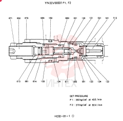 VALVE PRESSURE RELIE YN22V00001F1