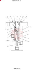 Схема (SK200LC) - MARK V EXCAVATOR ASN YQ02801 (1/95-12/95) 2436U1200F1
