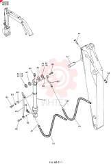 HYDRAULIC CYLINDER YN01V00004F2 (2)