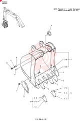 BUCKET ASSY. 0.93M3
