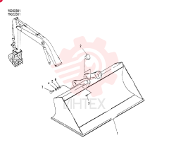 BUCKET ASSY,FINISHING YN61B00018F1