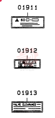 NAME PLATE. ENG, 6D340 ALL (9507- 1-)