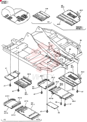 COVER ASSY. UNDER, Serial Range: YQ002301--YQ002394