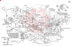 HARNESS ASSY. UPP, Serial Range: YQ002301--YQ002394 YN13E00001F1 (3)