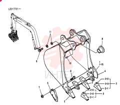 BUCKET ASSY, 0.25M