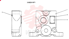 Схема (SK60) - MARK V EXCAVATOR BTW LE17701 - LE19738 (12/95-12/03) 2436Z416F1