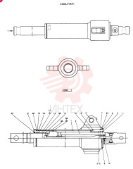CYLINDER ASSY. CLAMSHELL 2438U718F1