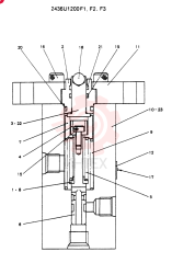 Схема (SK60) - MARK V EXCAVATOR BTW LE17701 - LE19738 (12/95-12/03) 2436U1200F1