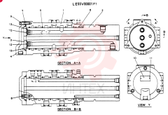 JOINT ASSY, SWIVEL(DOZER) LE55V00001F1