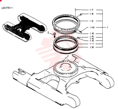 SLEWING RING LE40F00001F1