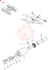 ROLLER ASSY, UPP   LE017701, Serial Range: -017874