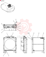 Схема (SK60) - MARK V EXCAVATOR BTW LE17701 - LE19738 (12/95-12/03) LE05P00004F1