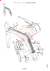 HYD LINES, BOOM PV42H00001F1