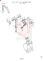 Схема (SK25SR) - COMPACT EXCAVATOR ASN PV10001 (1/98-12/04) PV43H00001F2