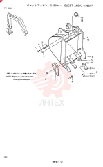 Схема (SK25SR) - COMPACT EXCAVATOR ASN PV10001 (1/98-12/04) PV61B00025F1