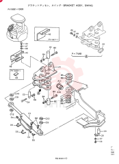 BRACKET ASSY, SWING (For CANOPY) PV02B00025F1