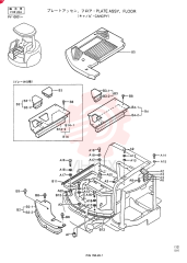 PLATE INSTAL, FLOOR PW03M00006F2