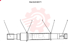 SHAFT ASSY. PM10V01001F1