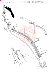 HYD LINES, BOOM (FIXED PARTS) PV42H00004F1