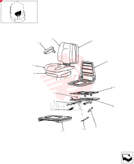 SEAT ASSY. 72288013