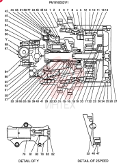 HYDRAULIC MOTOR,671CC PM15V00021F1 (2)