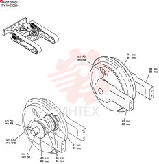 IDLER,271mm OD x 461mm W